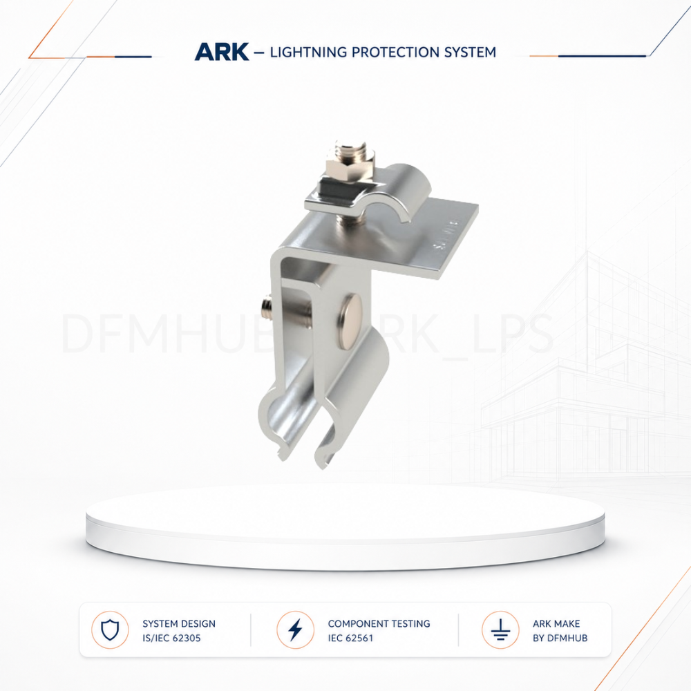 Standing Seam Roof Conductor Holder Clamp